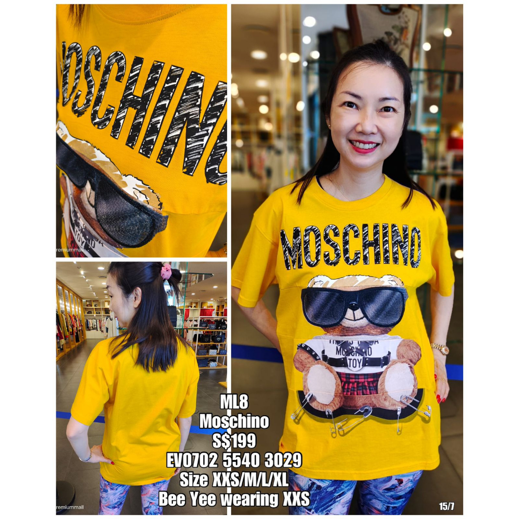 PRE-ORDER ML8 MOSCHINO EV0702 5540 3029 TSHIRT