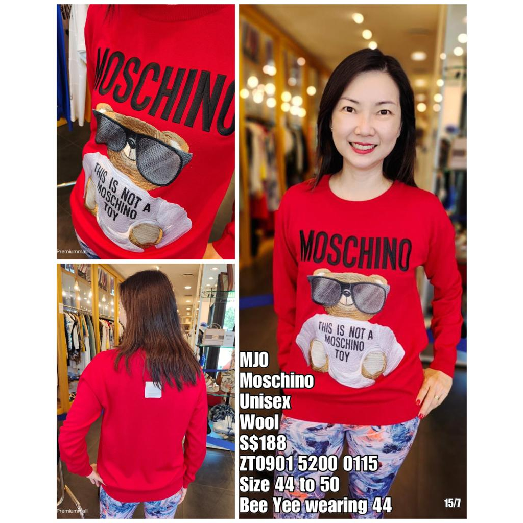 PRE-ORDER MJ0 MOSCHINO ZT0901 5200 0115 PULLOVER